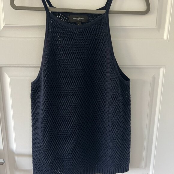 Strappy Open-Stitch Tank Sweater - Picture 3 of 7